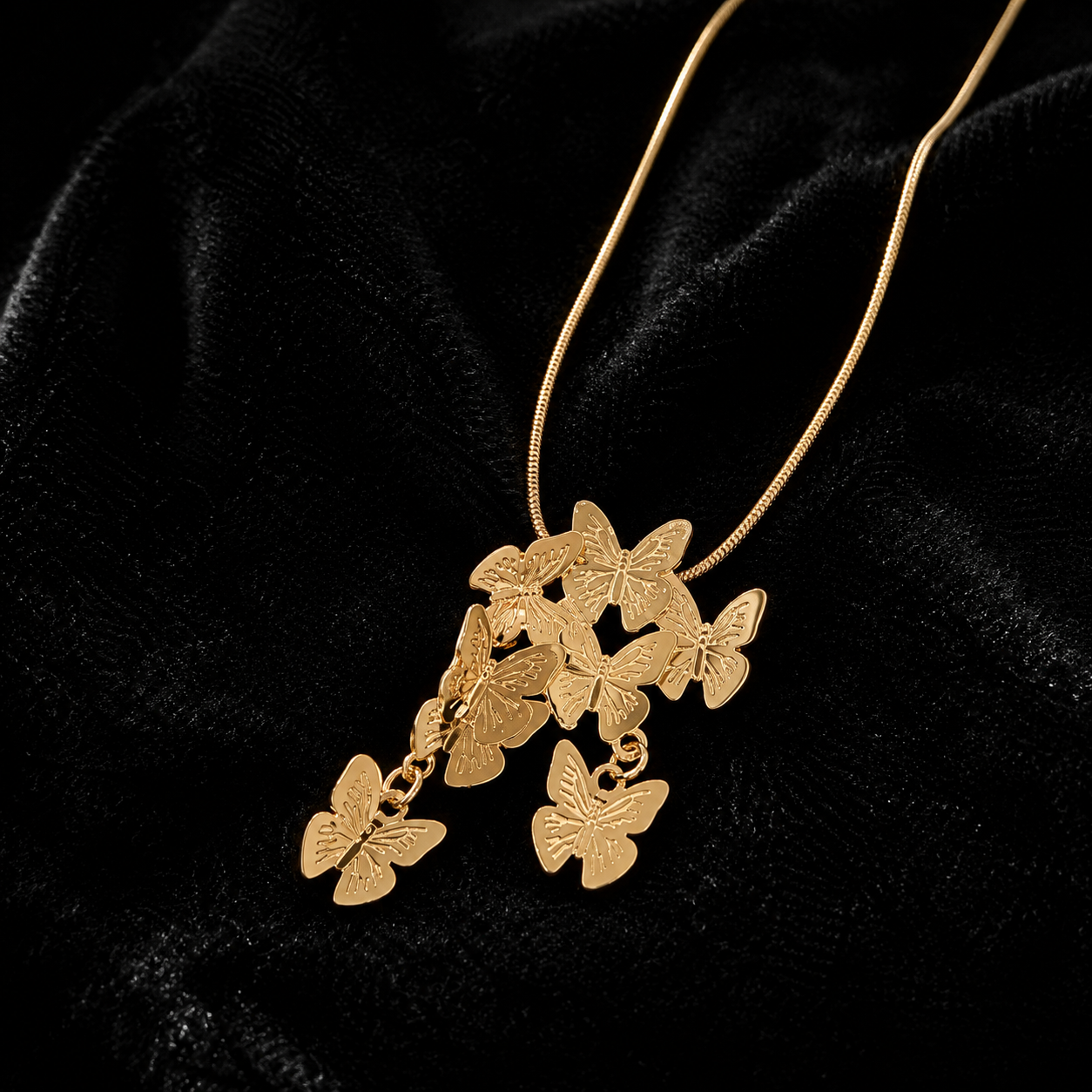 The Butterfly Cascade Necklace