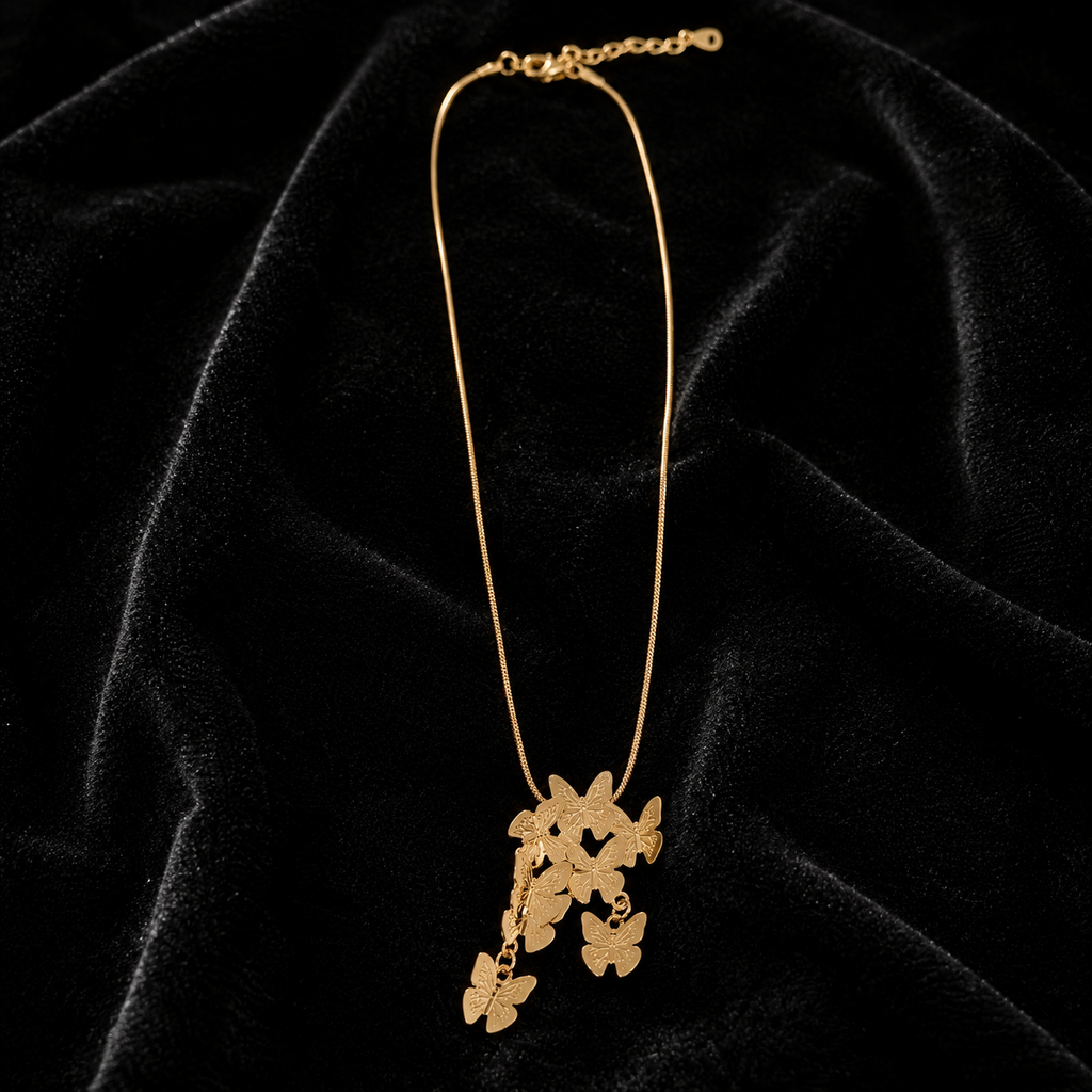 The Butterfly Cascade Necklace