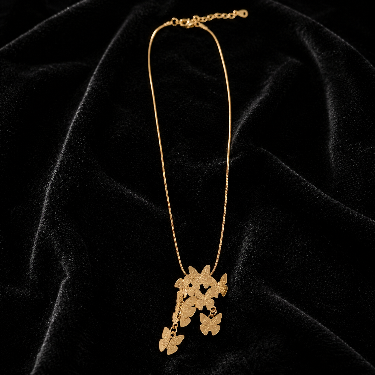 The Butterfly Cascade Necklace