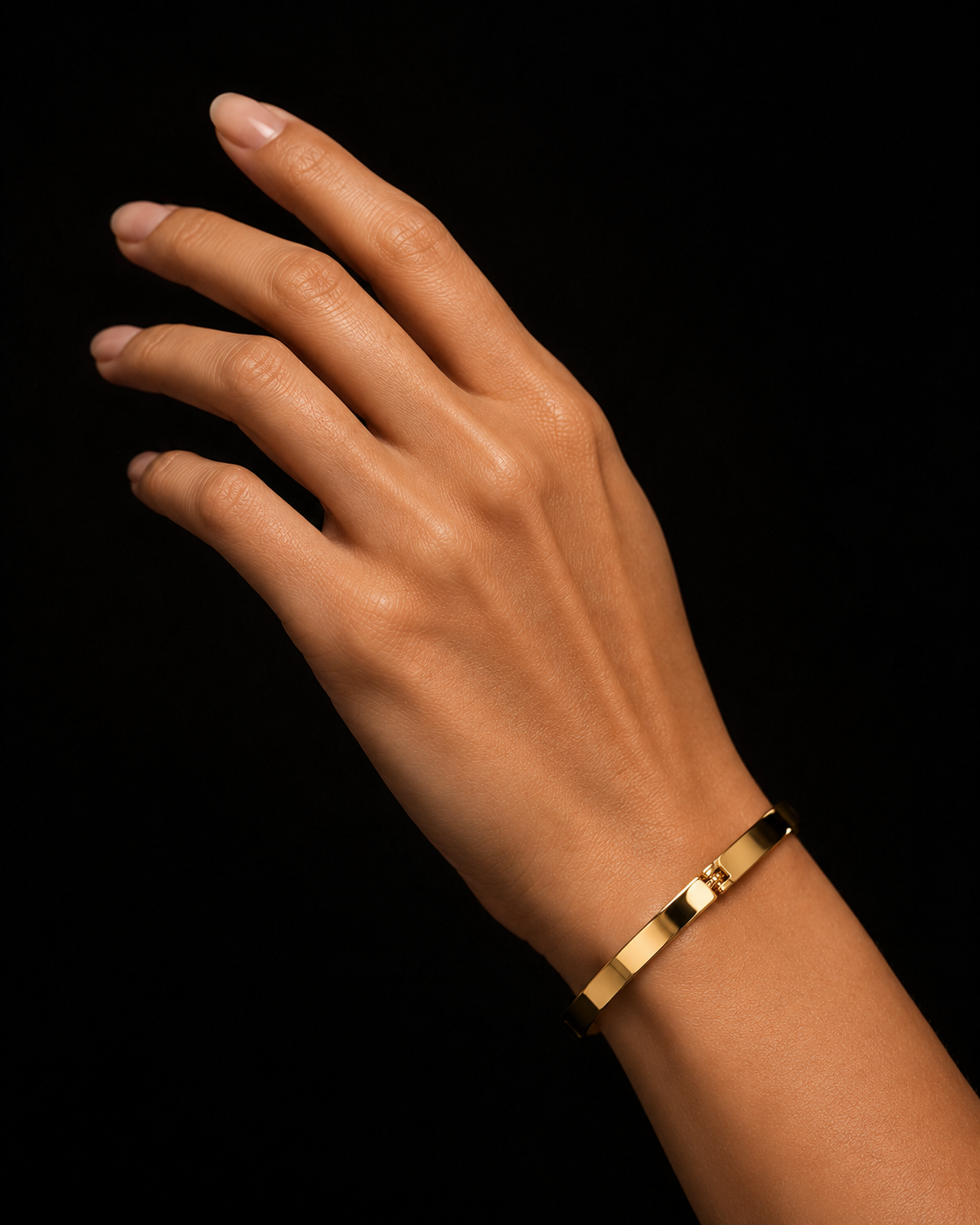 The Monolith Hinge Bangle