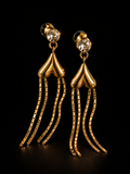 Crystal Tassel Drop Earrings